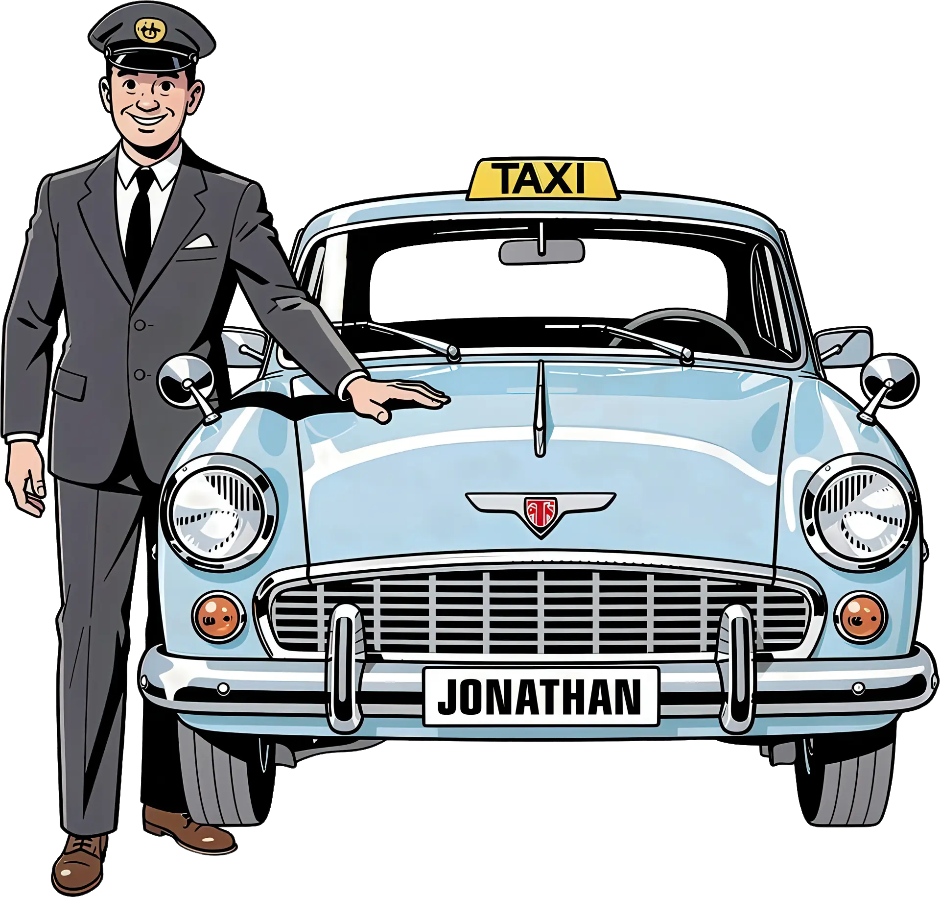 Jonathan chauffeur de taxi tga